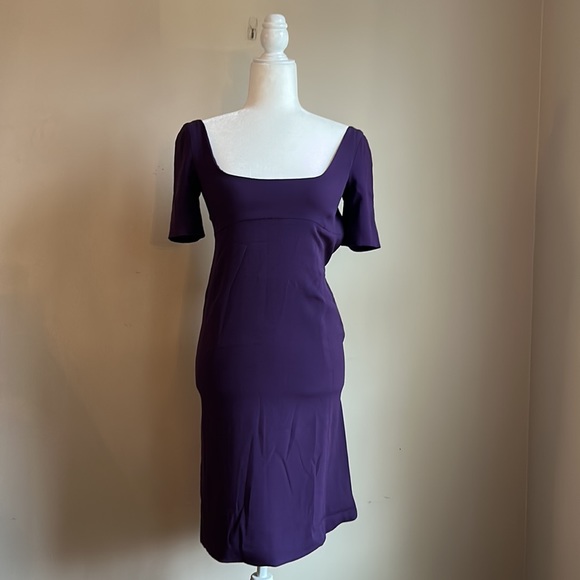 Vintage 90’s Prada Purple silk midi Slip Dress size 38/ US 4 - Picture 3 of 16